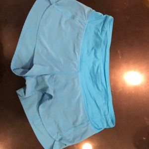 Blue lululemon speed shorts